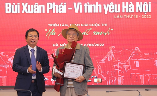 Giải Bùi Xuân Phái 2022: Tiếp tục tôn vinh những con người đã tận tụy cống hiến cho Thủ đô