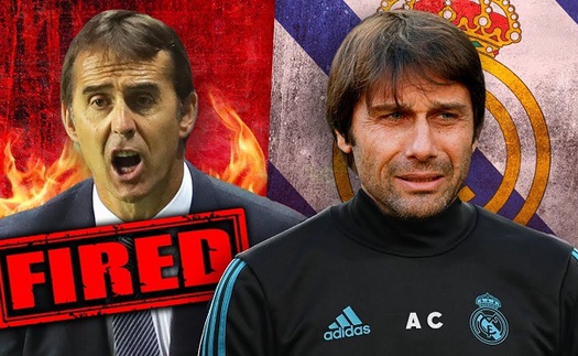 TRỰC TIẾP: Real Madrid sắp sa thải HLV Lopetegui, sẽ bổ nhiệm Conte