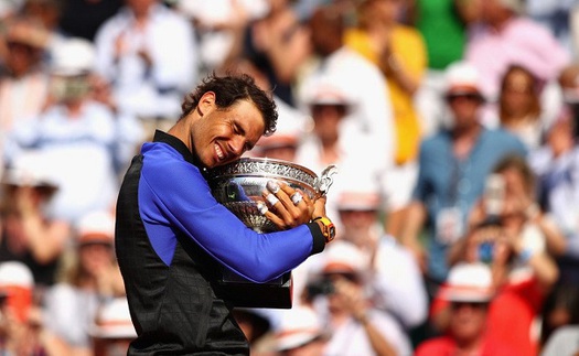 Rafael Nadal được ví là 'người ngoài hành tinh' với Roland Garros lần thứ 10