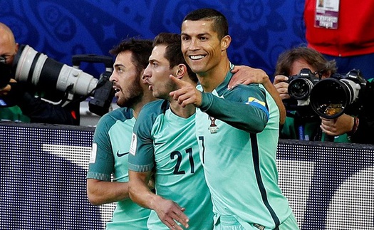 Nga 0-1 Bồ Đào Nha: Ronaldo ghi bàn, xác lập kỉ lục mới