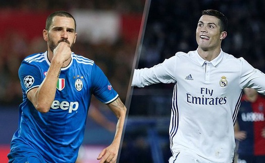 Bonucci: 'Ronaldo là cầu thủ giỏi nhất mà tôi từng đối mặt'