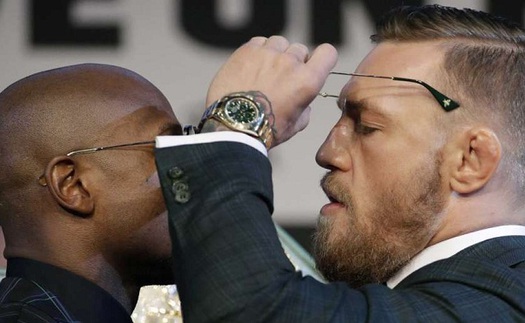 McGregor và Mayweather đối đầu nảy lửa trước thềm trận so găng lịch sử