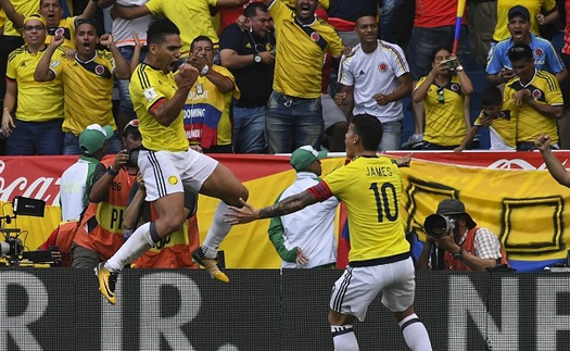 Video clip highlights bàn thắng trận Colombia 1-1 Brazil