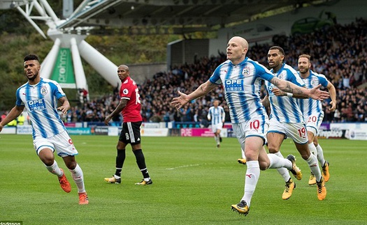 Video clip highlights bàn thắng trận Huddersfield Town 2-1 M.U