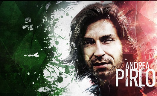 Nhìn kìa, Pirlo chuyền bóng mà không thèm mở mắt!