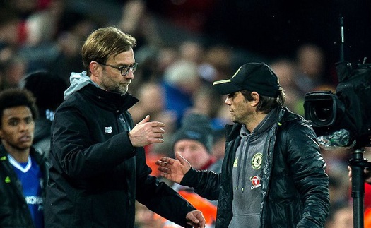 Conte: 'Chelsea đá áp đảo, Liverpool quá may khi ghi được bàn'. Klopp: 'Trọng tài không cho tôi thay người'