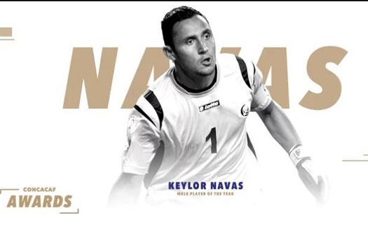 Keylor Navas giành giải Cầu thủ nam xuất sắc nhất năm khu vực CONCACAF