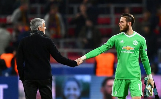 Mourinho: 'De Gea chỉ là thủ môn giỏi thứ ba ở M.U'