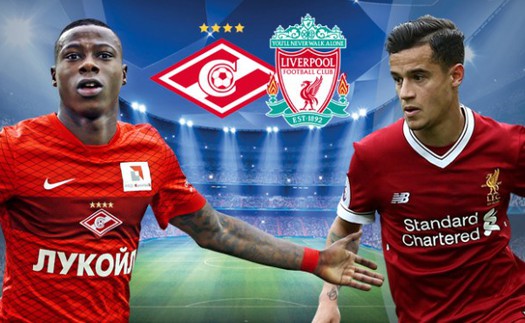 Xem trực tiếp trận Liverpool - Spartak Moskva (02h45, ngày 7/12)