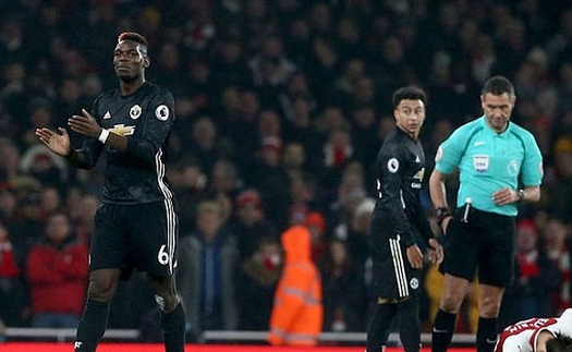 Pogba sẽ bị tăng án phạt vì vỗ tay khiêu khích trọng tài?