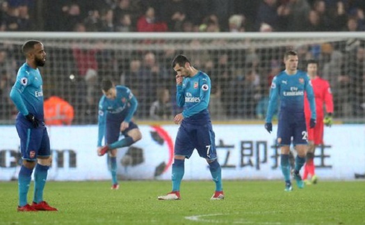 Video clip highlights bàn thắng trận Swansea 3-1 Arsenal: Mkhitaryan ra mắt bằng thất bại