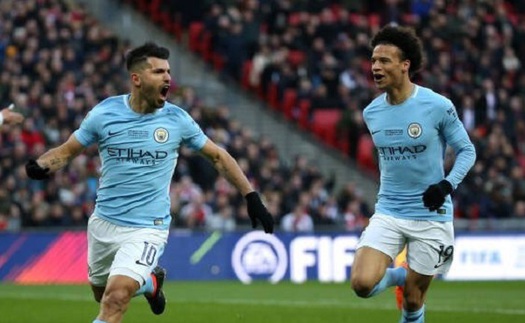 Arsenal 0-3 Man City: Aguero, Kompany và David Silva ghi bàn. Man City đoạt Cúp Liên đoàn Anh