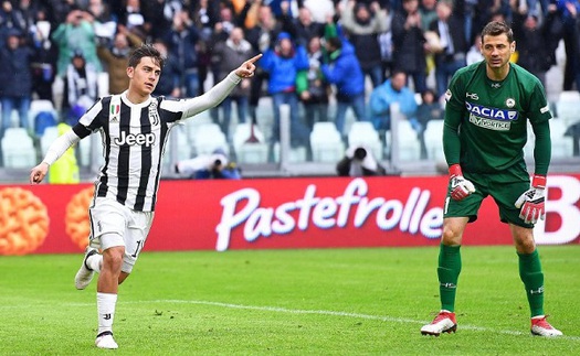 Dybala lập cú đúp, Juventus soán ngôi đầu Napoli. Milan ngoạn mục có 3 điểm