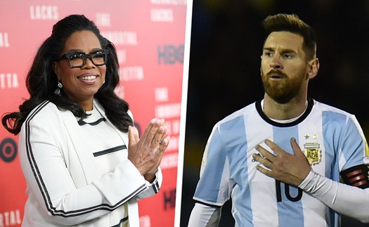 Nữ hoàng truyền hình Oprah Winfrey: 'Messi, hãy là một chiến binh!'