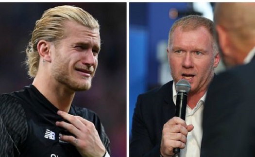 Chưa hết nỗi buồn thua trận, Salah và Karius lại bị Scholes 'xát muối'