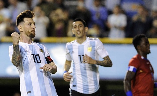 VIDEO: Messi lập hat-trick giúp Argentina đè bẹp Haiti 4-0