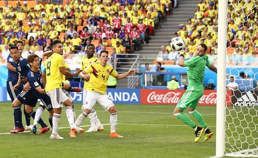 Colombia 1-2 Nhật Bản: Kagawa và Osako ghi bàn, Nhật Bản tạo bất ngờ khi thắng Colombia