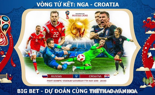 SOI KÈO Nga vs Croatia (01h00 ngày 8/7), Tứ kết World Cup 2018