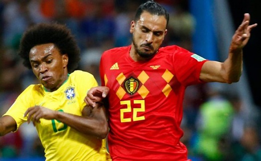 Nacer Chadli: 'Thắng Brazil rồi, Bỉ giờ chẳng phải ngán đội nào nữa'