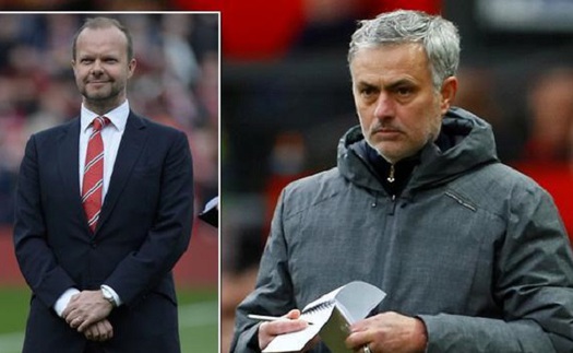 Mourinho mâu thuẫn tột độ với Ed Woodward vì chuyển nhượng M.U