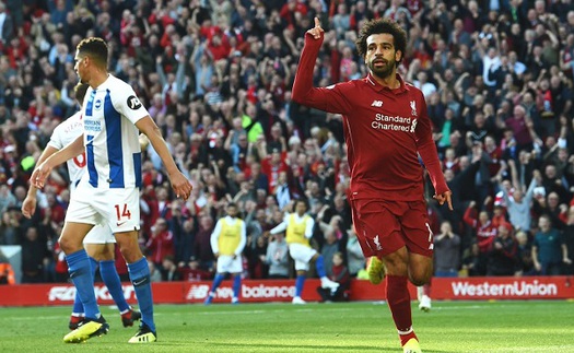 Video clip bàn thắng Liverpool 1-0 Brighton: Salah tỏa sáng ở Anfield