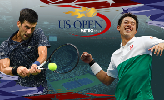 Trực tiếp Bán kết giải Mỹ mở rộng Nishikori vs Djokovic (05h00, 8/9)