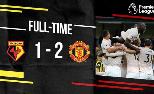 Watford 1-2 M.U: Lukaku và Smalling ghi bàn, M.U đánh bại 'hiện tượng' Watford