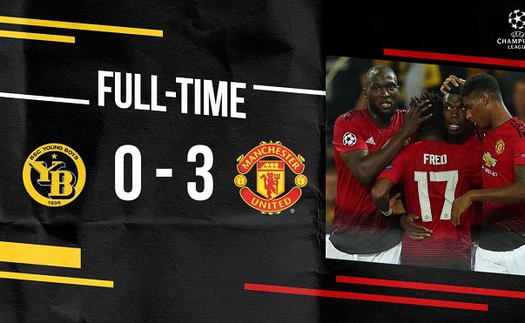 VIDEO Young Boys 0-3 M.U: Pogba toả sáng với cú đúp, Martial ghi bàn