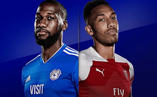 Cardiff City 2–3 Arsenal (KT): Lacazette và Aubameyang toả sáng, Arsenal nhọc nhằn giành 3 điểm