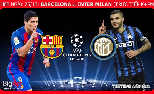 Soi kèo Barcelona vs Inter Milan (02h00 ngày 25/10)