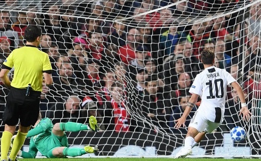 M.U 0-1 Juventus: Dybala tỏa sáng, Juventus giành 3 điểm ở Old Trafford