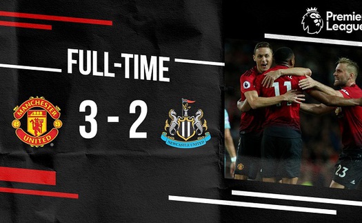 M.U 3-2 Newcastle: Mata, Martial và Sanchez lập công. M.U ngược dòng ngoạn mục