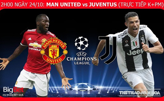 Soi kèo M.U vs Juventus (02h00 ngày 24/10)