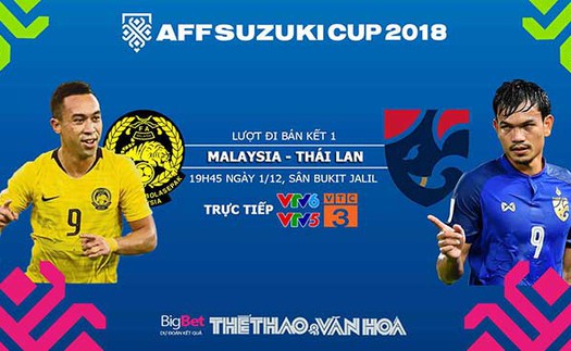 Soi kèo, dự đoán bóng đá Malaysia vs Thái Lan, AFF Cup 2018. VTV6, VTC3 trực tiếp