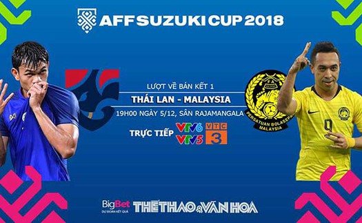 Soi kèo, dự đoán bóng đá và nhận định Thái Lan vs Malaysia (19h00, 5/12). VTV6, VTC3 trực tiếp bóng đá