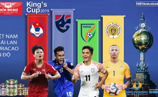 Xem trực tiếp Việt Nam vs Curacao. Trực tiếp bóng đá. VTV6. VTC1. VTV5. VTC3. Lịch King's Cup 2019