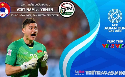 Soi kèo Việt Nam vs Yemen (23h00, 16/01). Dự đoán bóng đá Việt Nam. VTV6, VTV5 trực tiếp bóng đá