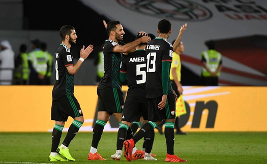 UAE 3-2 Kyrgyzstan: Thắng chật vật, chủ nhà vào Tứ kết Asian Cup 2019 gặp Úc