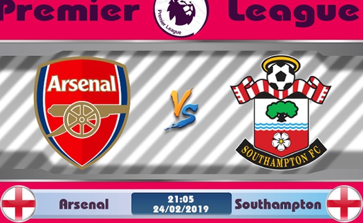 Xem TRỰC TIẾP Arsenal vs Southampton (21h05, 24/2) ở đâu?