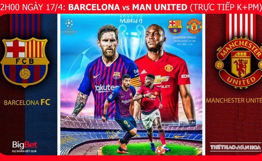 Soi kèo Barcelona vs MU (2h00 ngày 17/4), lượt về tứ kết Cúp C1. Trực tiếp K+PM