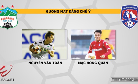 HAGL vs Than Quảng Ninh: Nhận định và trực tiếp bóng đá (17h00, 13/4). Lịch thi đấu V-League 2019