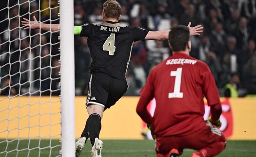 VIDEO bàn thắng Juventus 1-2 Ajax (tổng 2-3): Ronaldo ghi bàn, Juve vẫn bị loại