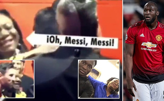 Mẹ của Lukaku gây sốt khi tỏ ra cực phấn khích do được gặp Messi