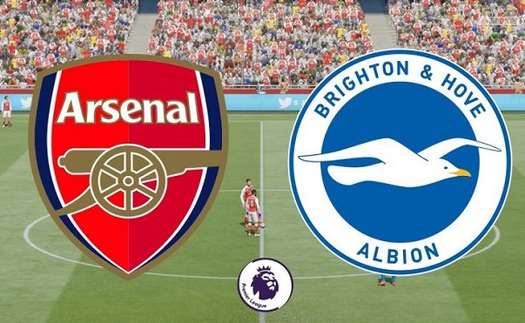 Xem trực tiếp bóng đá Arsenal vs Brighton (05/05, 22h30) ở đâu?