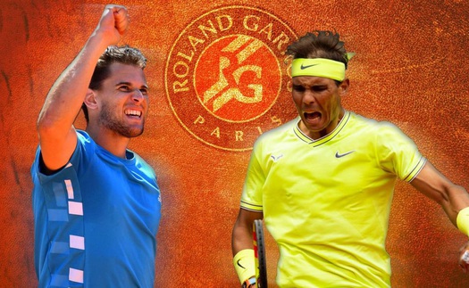 Lịch thi đấu tennis giải Pháp mở rộng hôm nay, 9/6. Trực tiếp Nadal đấu với Thiem. Chung kết Roland Garros