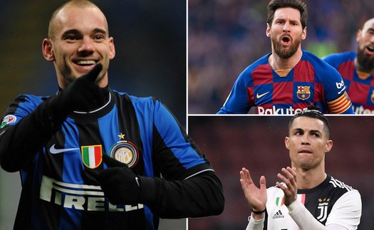 Sneijder: 'Tôi có thể là siêu sao như Ronaldo và Messi nhưng không thích'