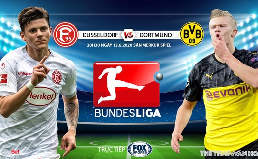 Soi kèo nhà cái Dusseldorf vs Dortmund. Trực tiếp bóng đá vòng 31 Bundesliga. FOX Sports