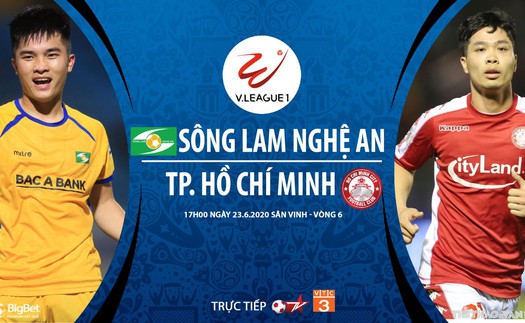 Soi kèo bóng đá SLNA vs TP.HCM. Trực tiếp bóng đá V-League vòng 6