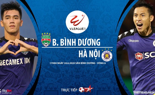 Soi kèo bóng đá Bình Dương vs Hà Nội. Trực tiếp bóng đá V-League vòng 6