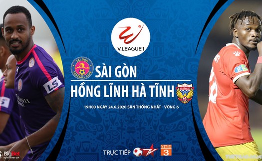 Soi kèo bóng đá Sài Gòn vs Hồng Lĩnh Hà Tĩnh. Trực tiếp bóng đá V-League vòng 6